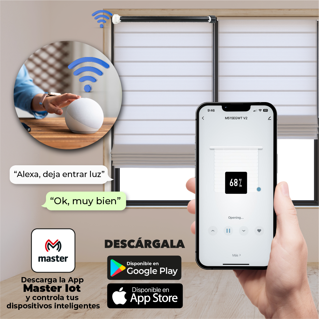 Motor Inteligente para Persianas con Control | IOT-MOTORBLIND