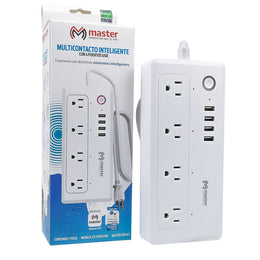 Barra Multicontacto Inteligente WiFi con Control por App y Voz | IOT-POWSTRIP