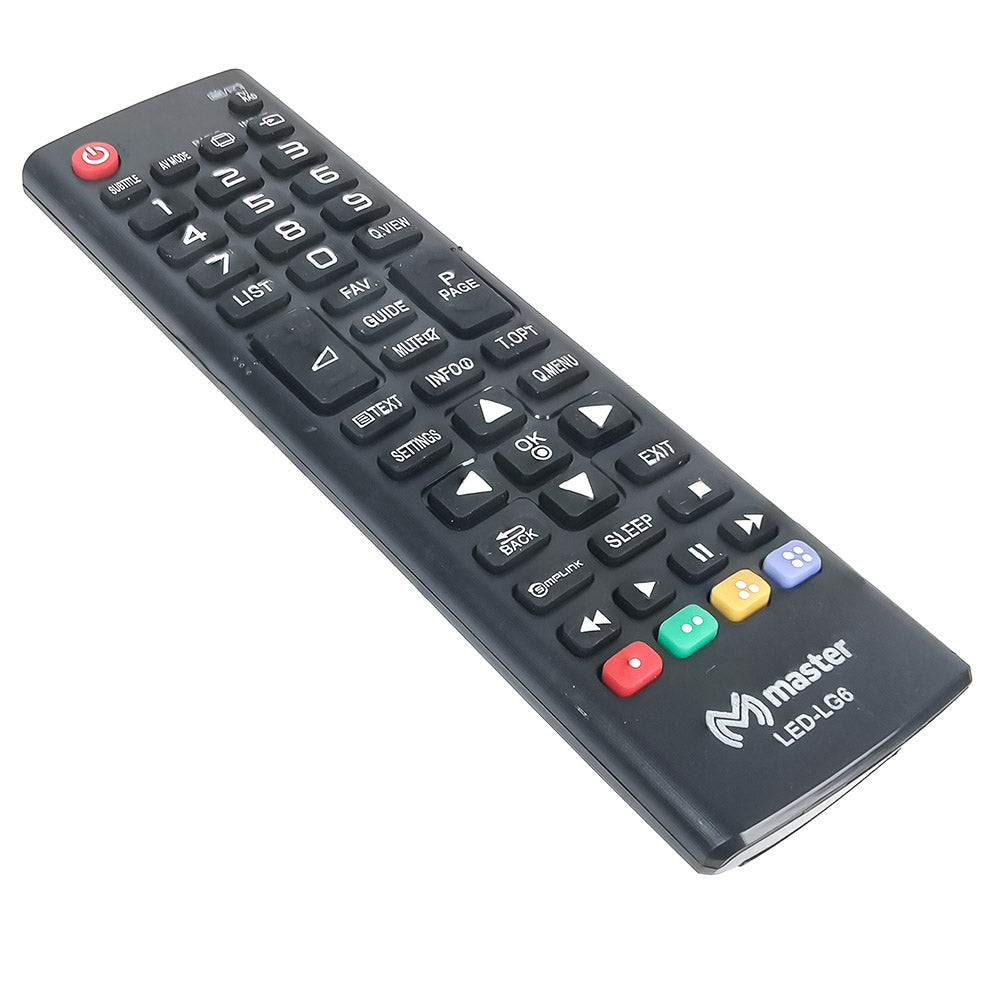 Control Remoto Compatible con Pantallas LG sin Programación | LED-LG6