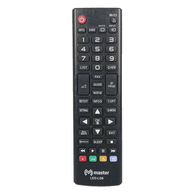 Control Remoto LED-LG6: Compatible con Pantallas LG sin Programación Necesaria