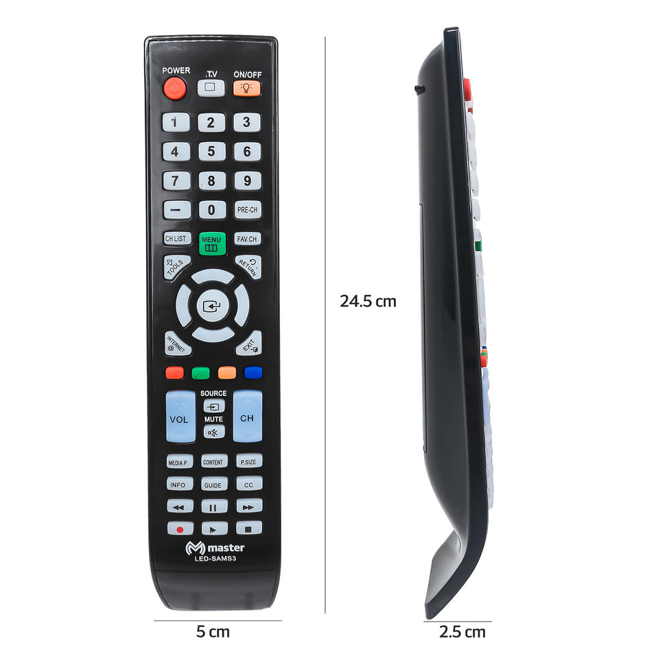 Control Remoto Compatible con Pantallas Samsung | LED-SAMS3