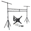 Kit de audio y video: Soporte articulado para pantallas + Soporte de luces y bocinas