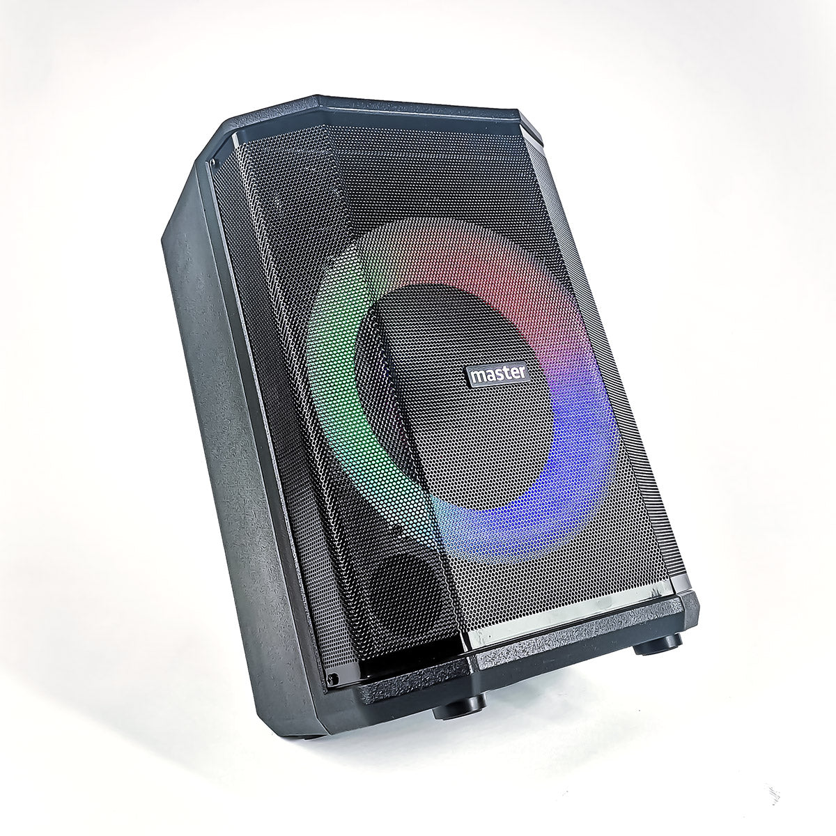 Equipo de Audio Amplificado Multiposiciones,  8", 10 horas de uso autónomo y encendido de Iluminación Multicolores. Tecnologia TWS, Conexión Bluetooth | M1-PLUS