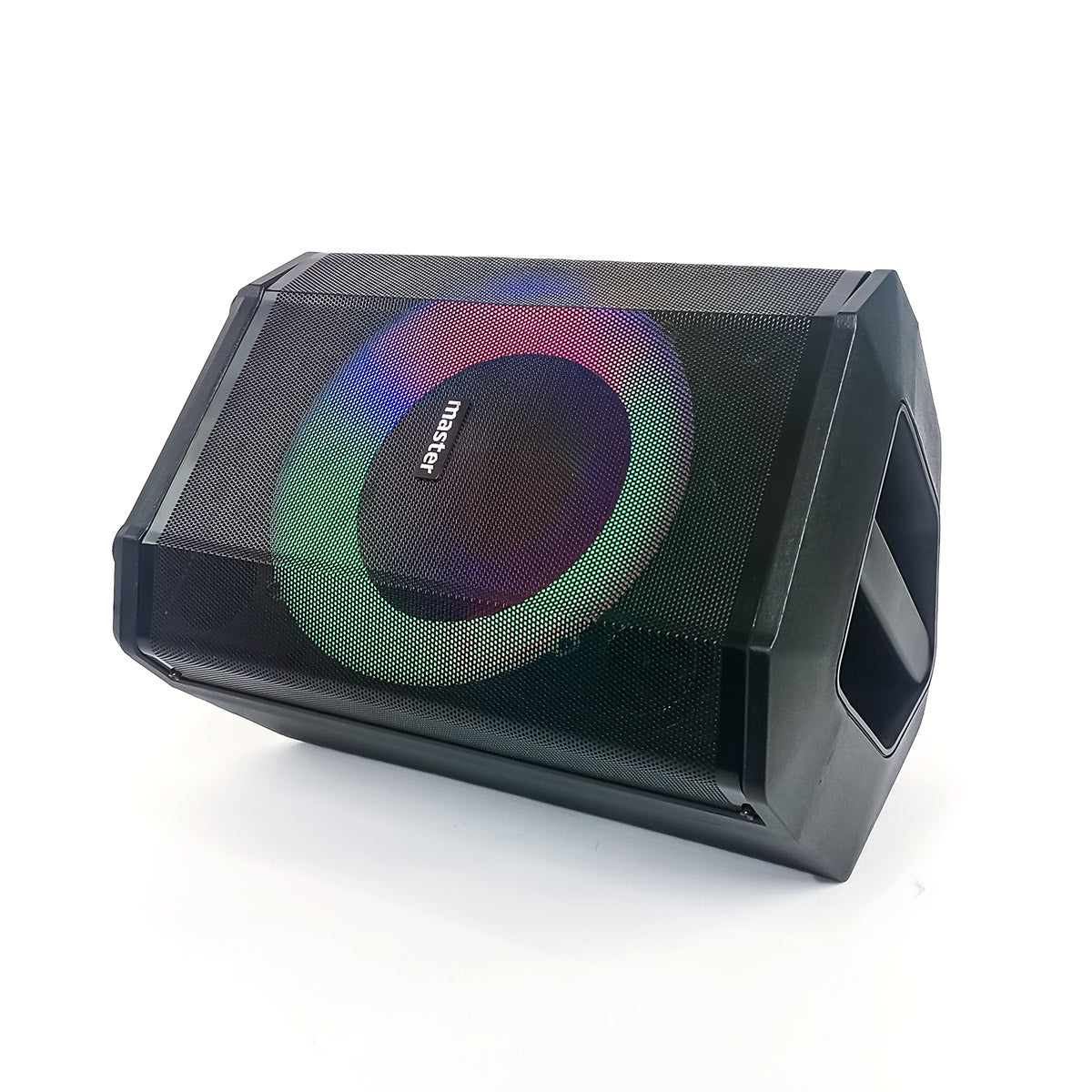 Equipo de Audio Amplificado Multiposiciones,  8", 10 horas de uso autónomo y encendido de Iluminación Multicolores. Tecnologia TWS, Conexión Bluetooth | M1-PLUS