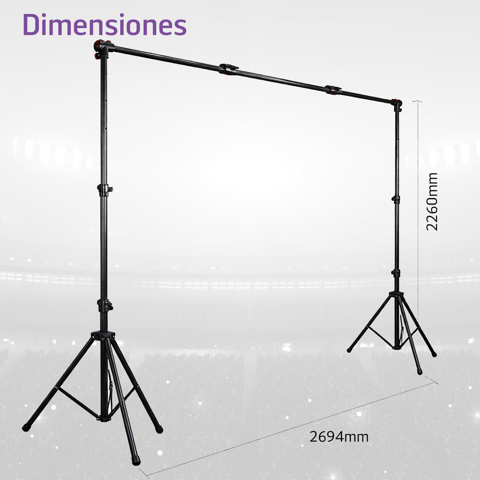 Combo musical portería de luces + kit 2 reproductores de audio M1 de 2000W - PARTY-PLUS