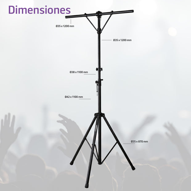 Soporte en "T" para luces | MAHM-LTG