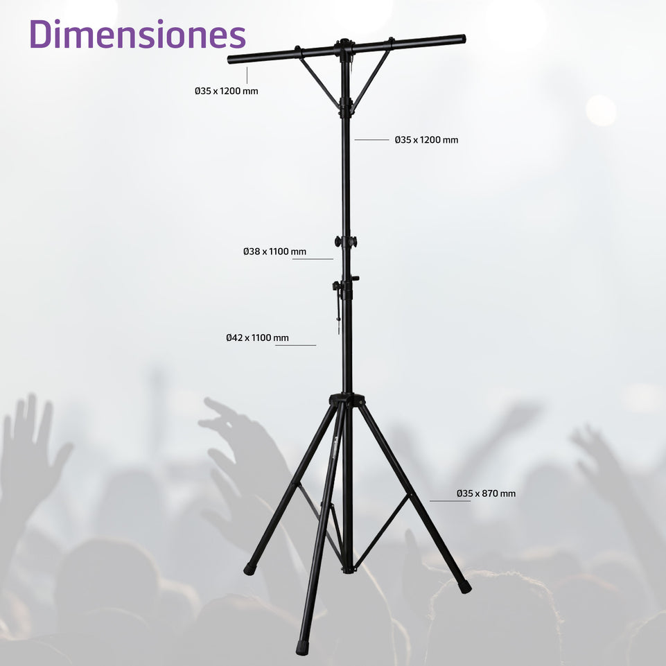 Soporte en "T" para luces | MAHM-LTG