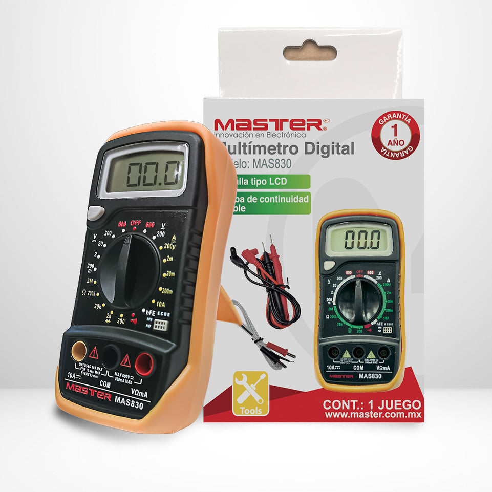 Multímetro Digital Escolar de Alta Precisión y Fácil Uso