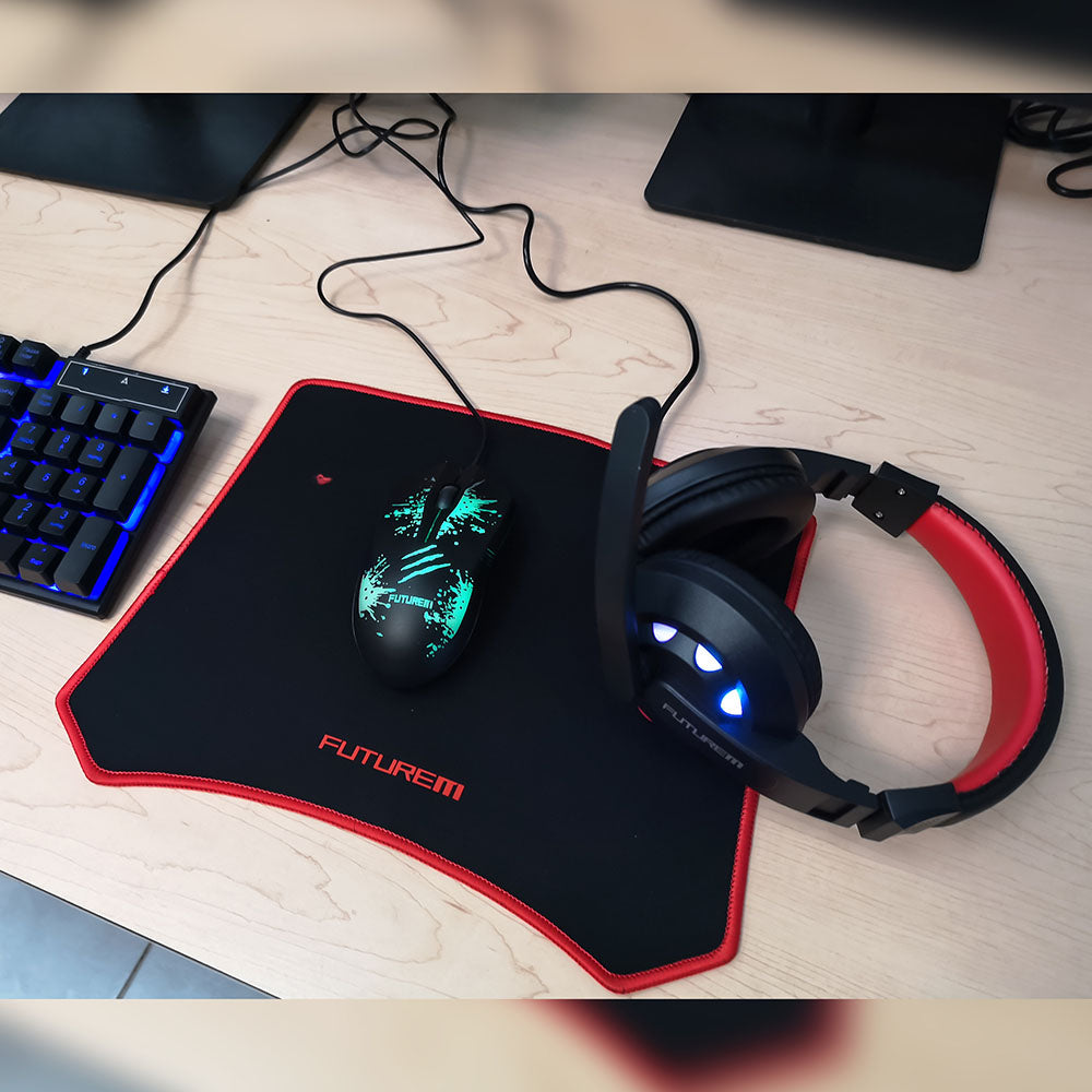 Kit De Teclado Gamer , Mouse, Audífonos y Mouse Pad de REGALO l MC-KITGAMEPRO