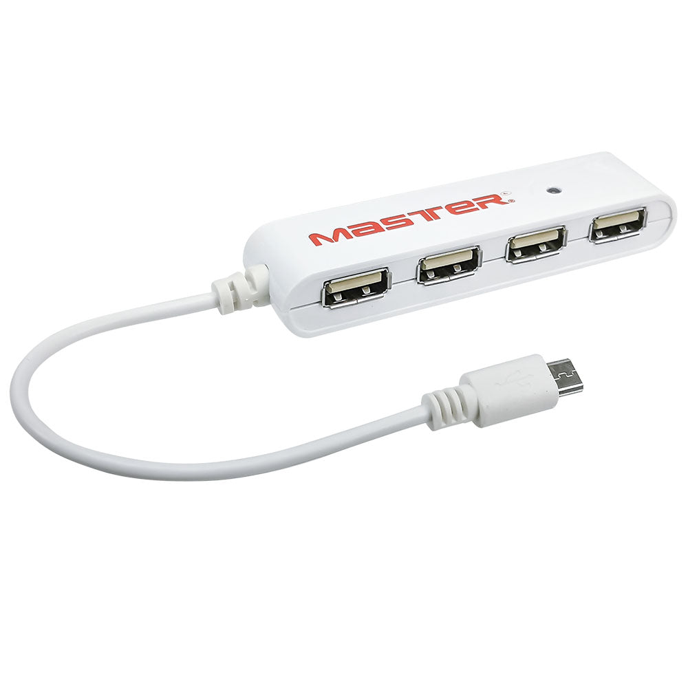 Cable OTG USB 2.0 con 4 Puertos para Celulares y Tablets | MC-OTG
