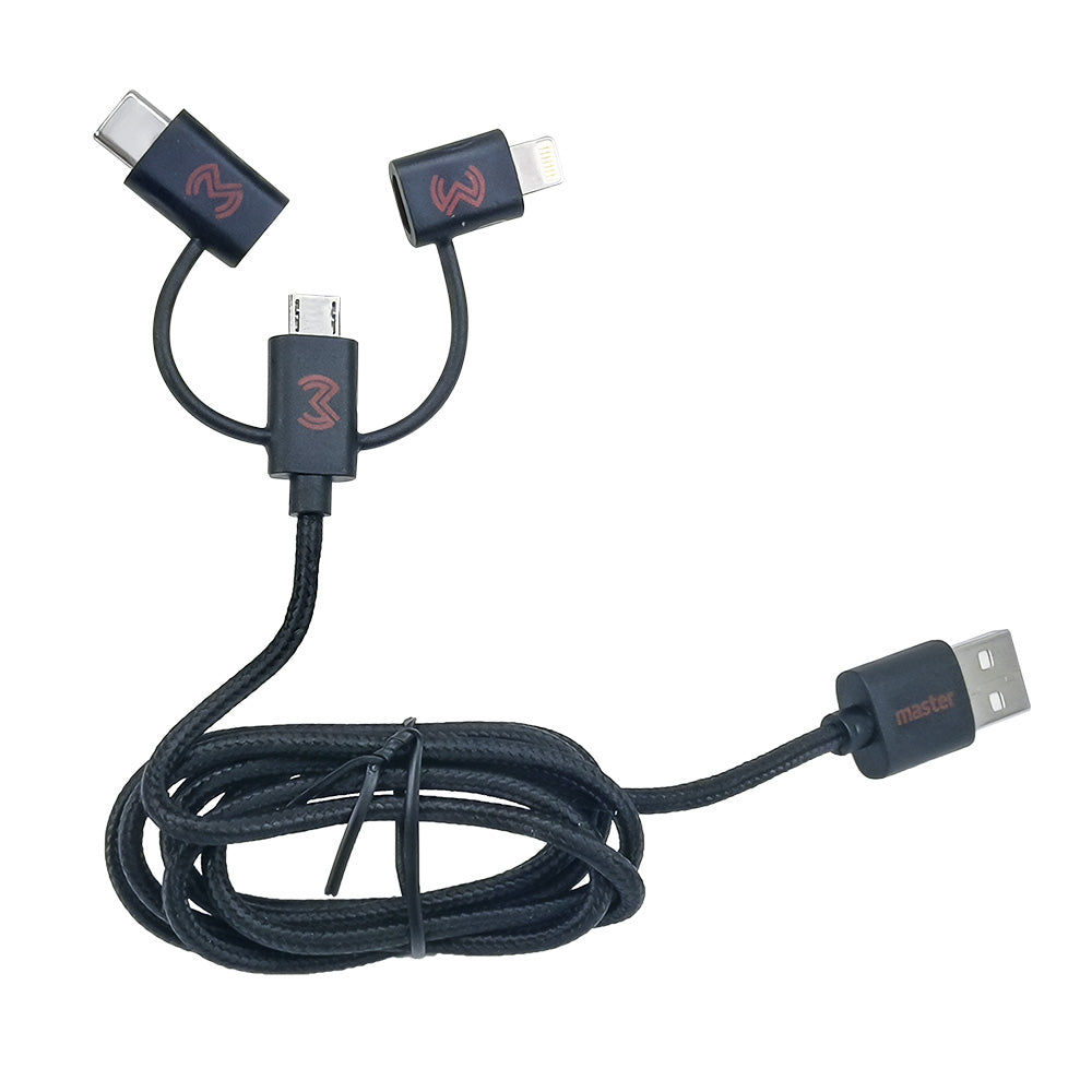 Cable para dispositivos móviles 3 en 1 | MC-USB-3IN1
