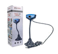 Cámara Web con Base Flexible y Cable de 1.5m | Compatible con PC, Laptop y Smart Box vía USB  MC-WEBCAM