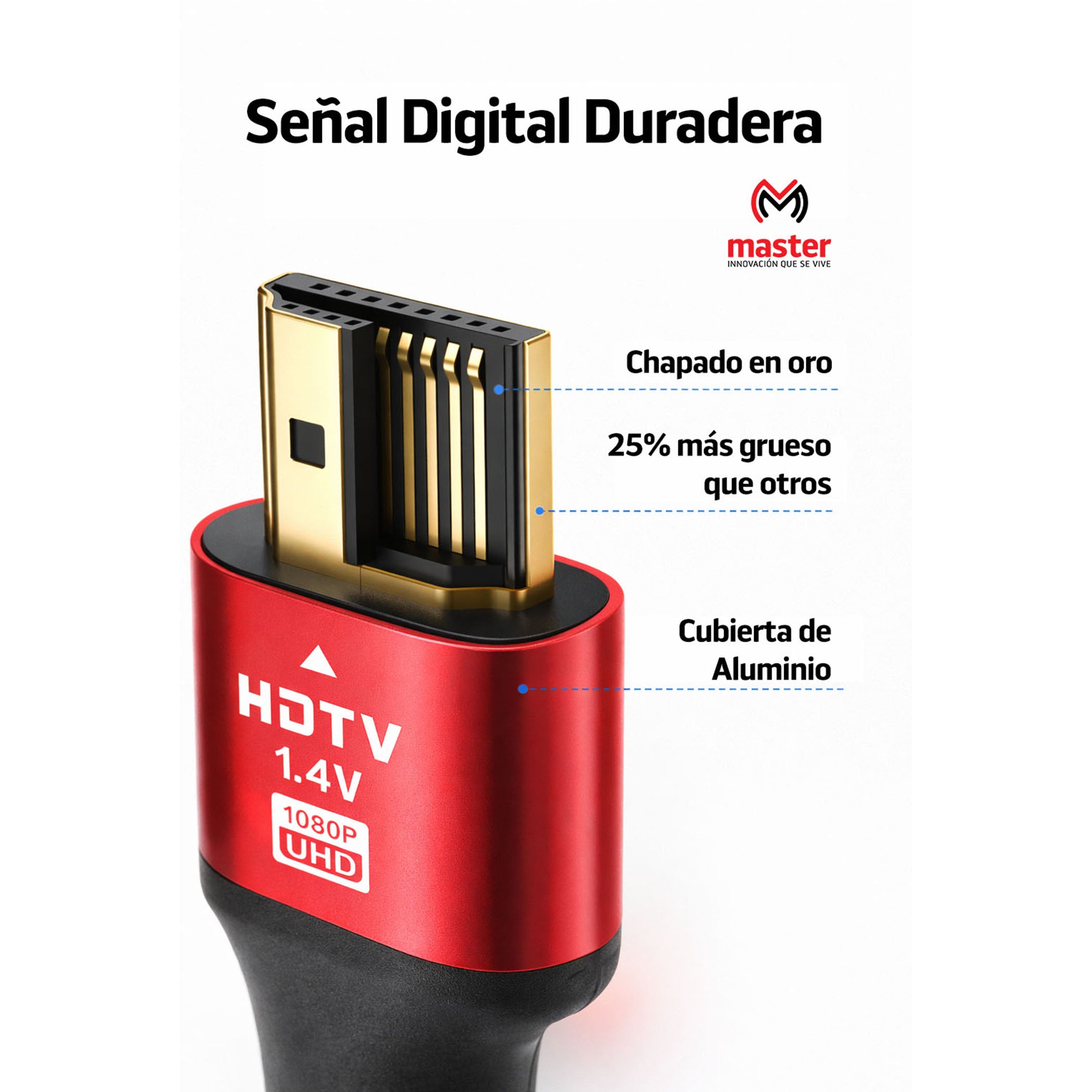 Cables HDMI macho a macho, v.1.4, 8 m | MC-XHDMI8B