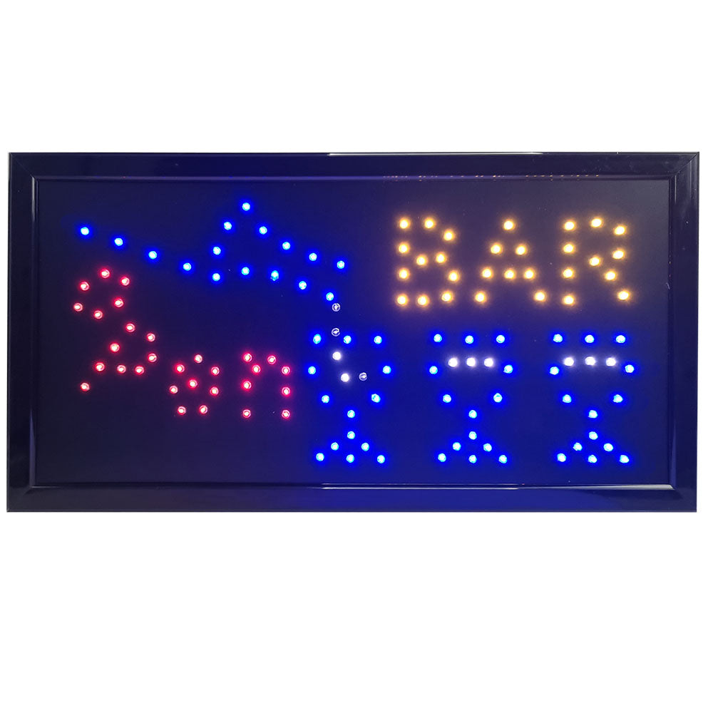 Letrero LED, mensaje "BAR" | ML-LET-BAR