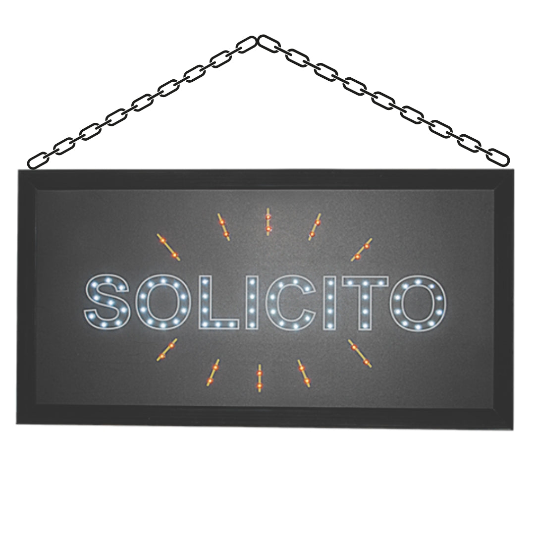 LETRERO LED SE SOLICITA - ML-LET-SOL