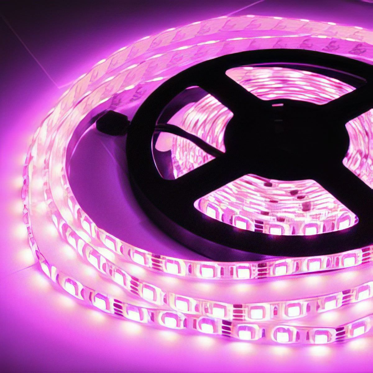 Tire LED luz rosa 5m de 60 LEDS por metro | ML-PINK5050