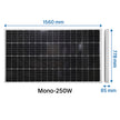 Panel Solar de 250W – Energía Limpia para Hogar e Industria | MP-CELDA250W