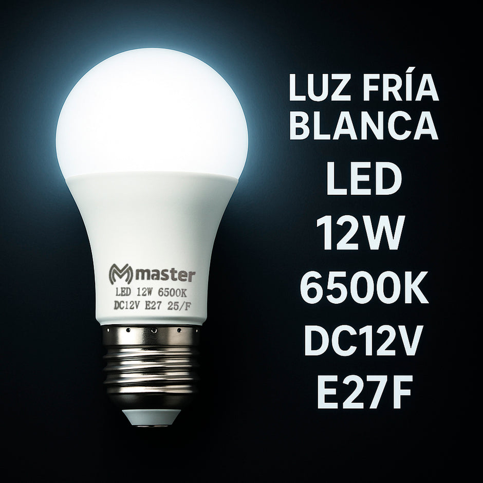 Foco LED 12W 6500K – Eficiencia y Brillo en Luz Blanca Fría MP-LEDB12W