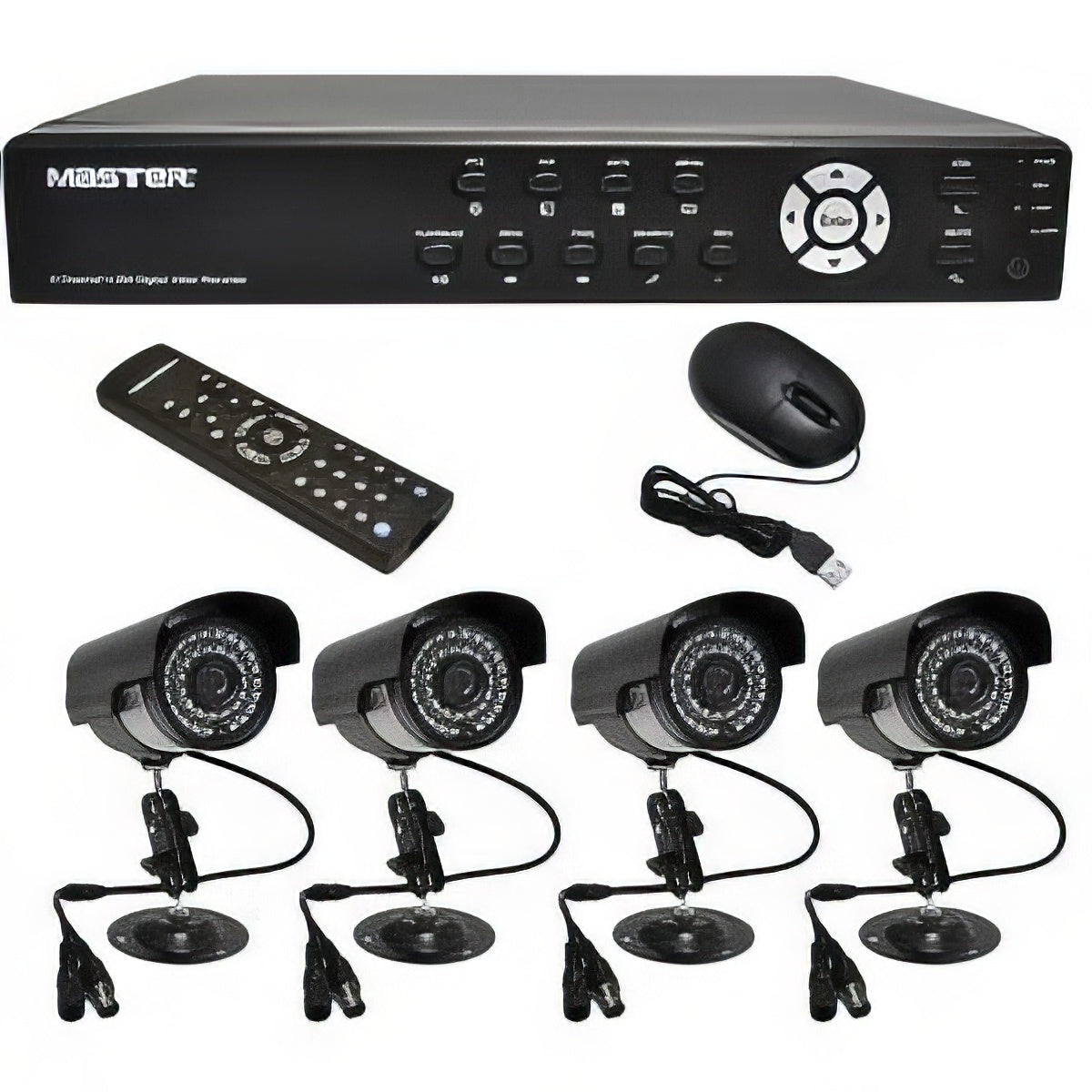 Kit DVR 4 canales 900TVL | 1T HDMI - MS-4K1TB