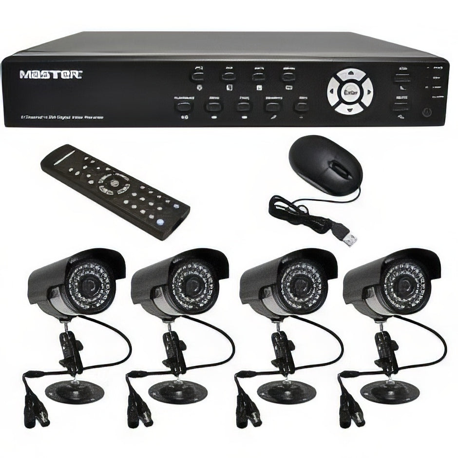 Kit DVR 4 canales 900TVL | 1T HDMI - MS-4K1TB