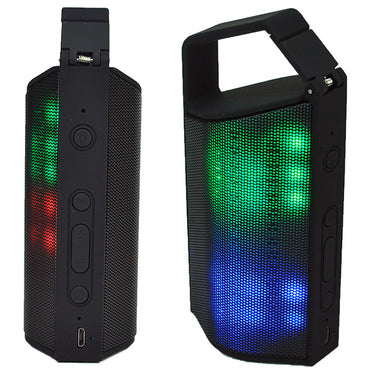 Bocina portátil SD, Bluetooth, FM, Batería, Luz RGB - MS-LEDBR