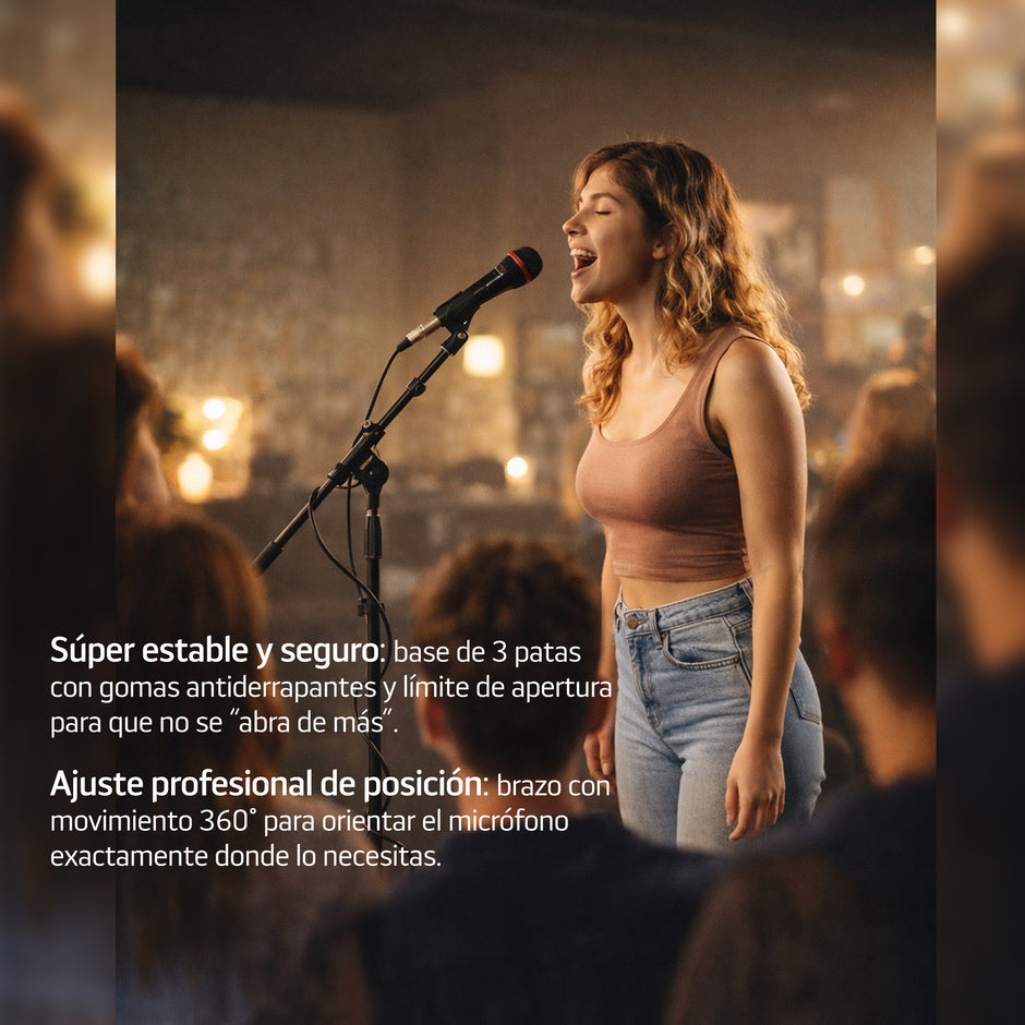 Soporte de pedestal para micrófono | MS-MICSTAND