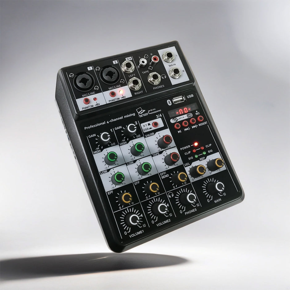 Mezcladora Activa MS-MIXERACTIVE, 4 canales
