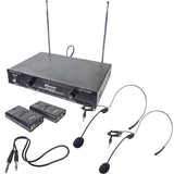 Sistema profesional de 2 micrófonos inalámbricos VHF | MS-PERSMIC1