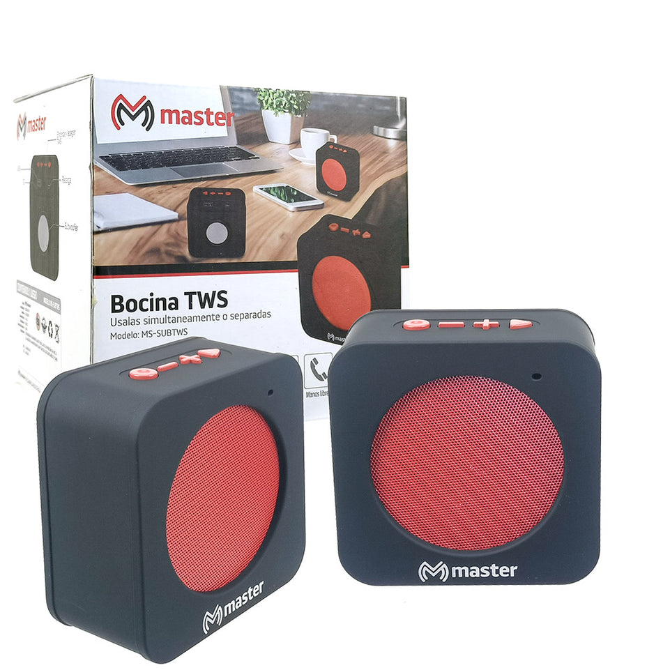 Kit de Bocinas con Tecnología de Enlace TWS | MS-SUBTWS