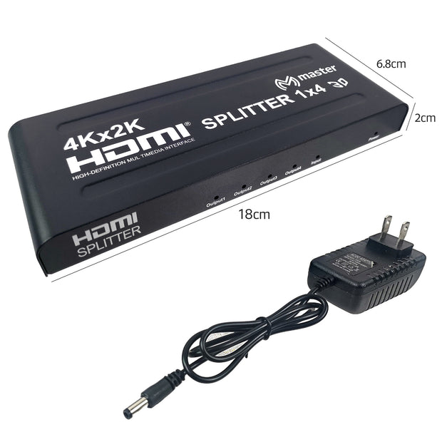 Divisor HDMI 1 en 4 salidas – 4K UHD, 3D | MV-HDMISP1-4