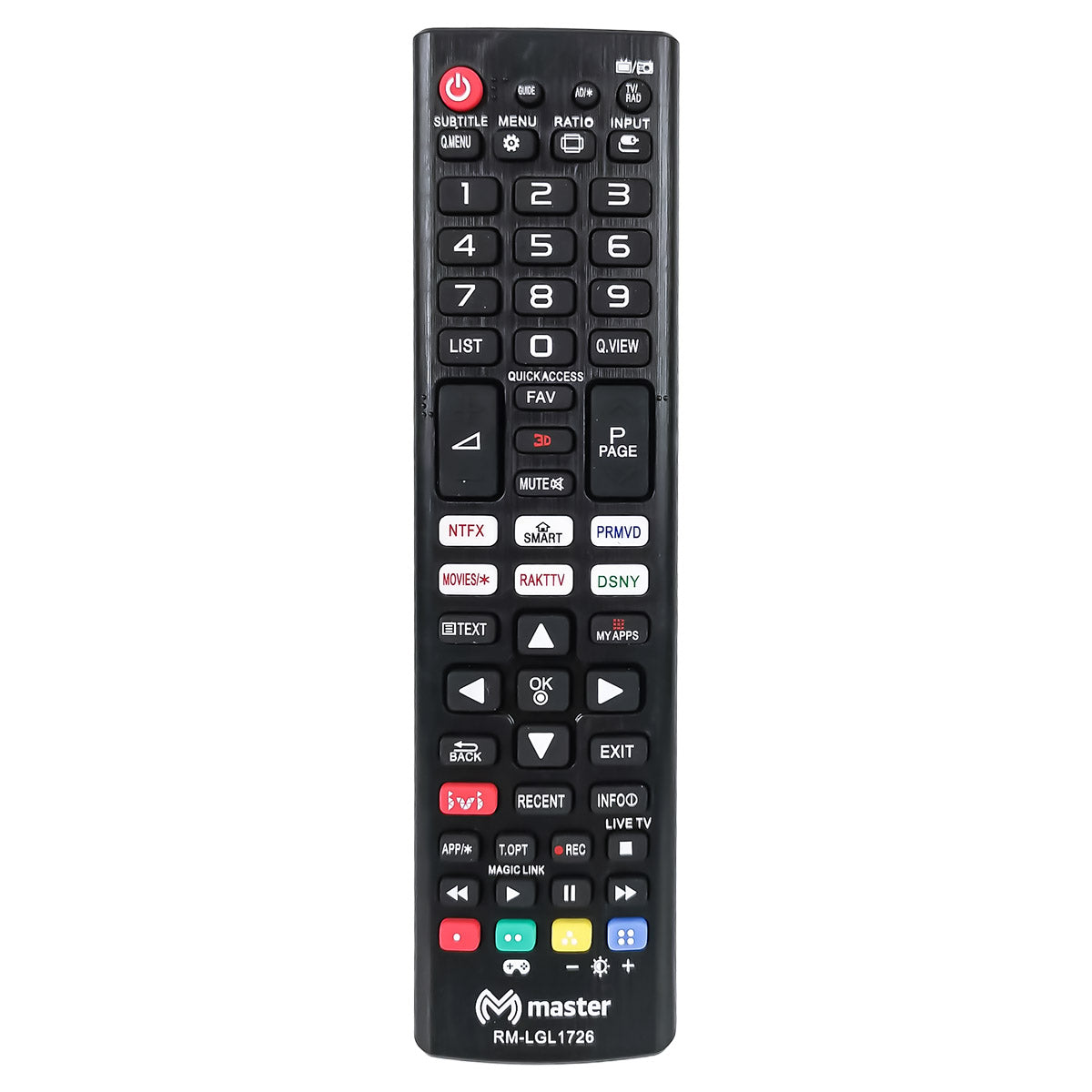 Control Remoto Compatible con TV LG | RM-LGL1726