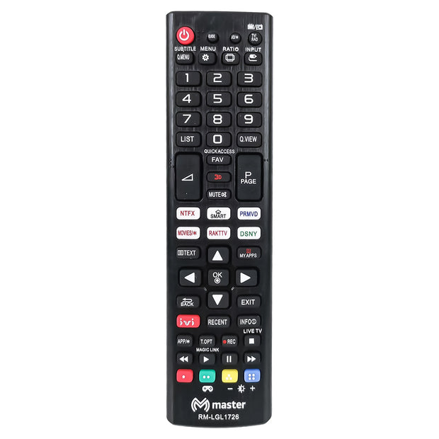 Control Remoto Compatible con TV LG | RM-LGL1726
