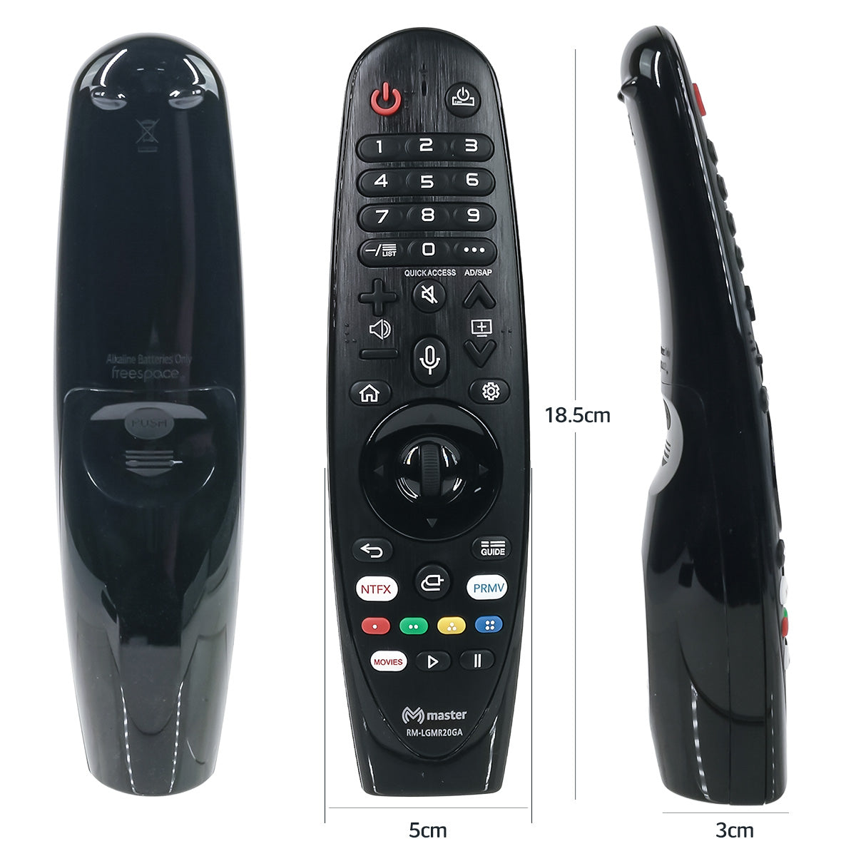 Control Remoto por Voz Compatible con LG Smart TV de Nueva Generación | RM-LGVOICE