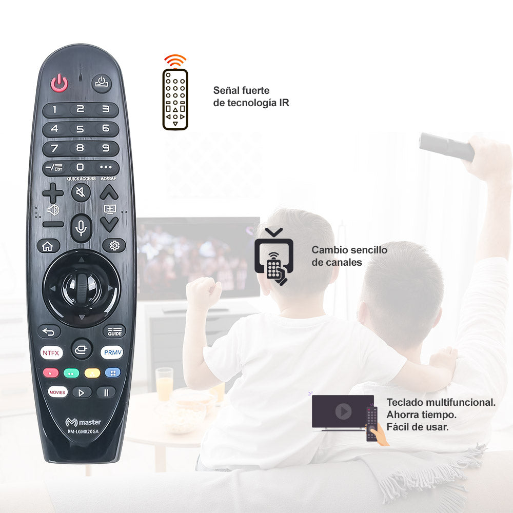 Control Remoto LG MR Compatible con Smart TV | RM-LGMR20GA