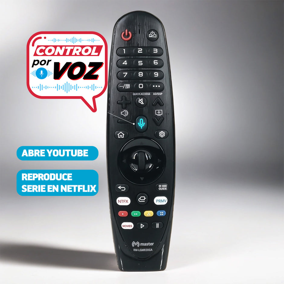 Control Remoto por Voz Compatible con LG Smart TV de Nueva Generación | RM-LGVOICE