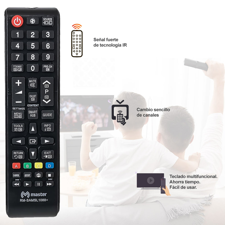 Control Remoto de Reemplazo Compatible con Samsung Smart TV | RM-SAMSL1088