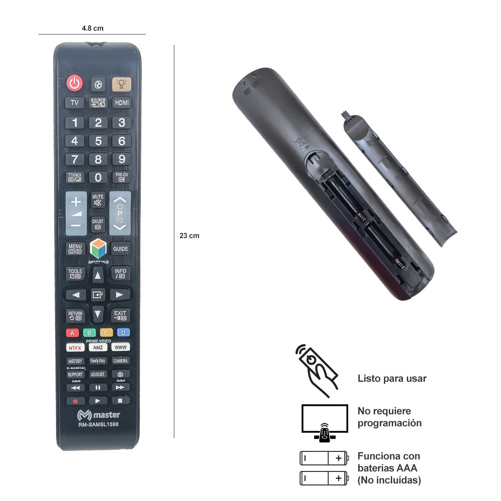 Control remoto para Smart TV Samsung | RM-SAMSL1598