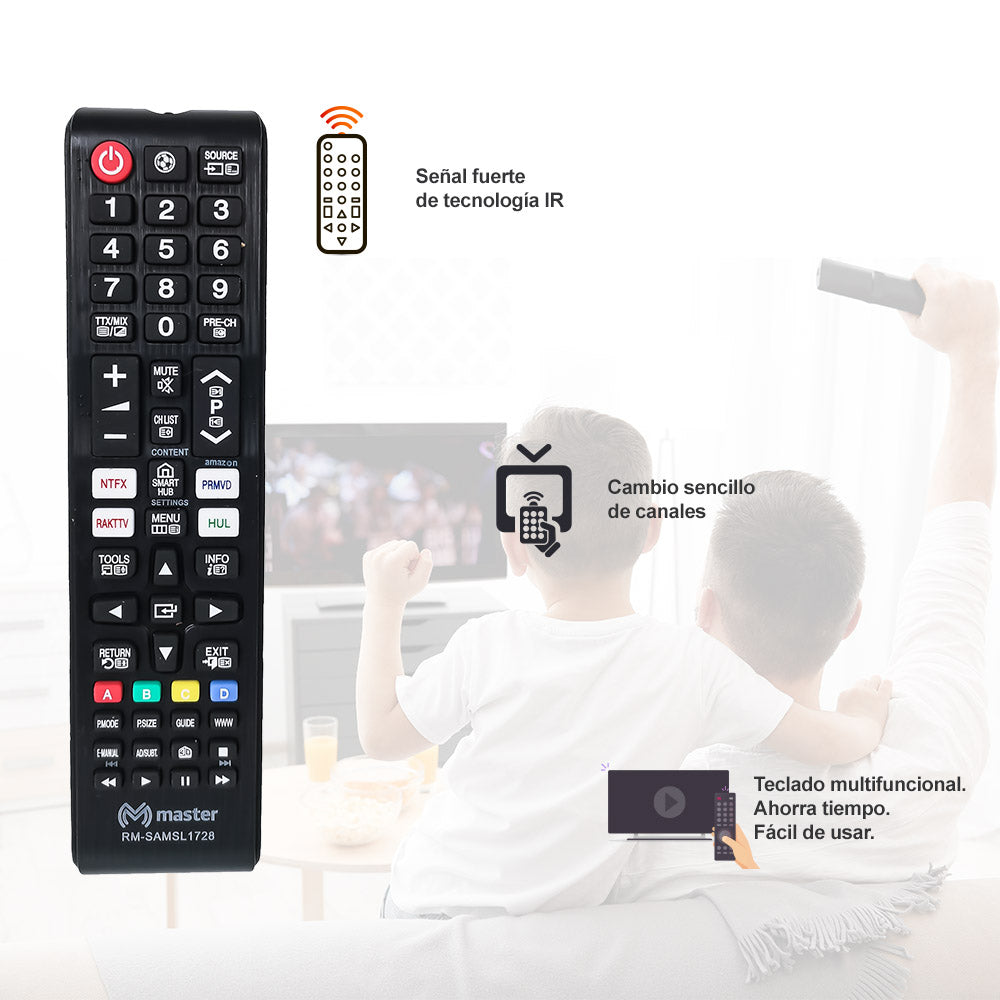 Control Remoto Compatible con Samsung Smart TV | RM-SAMSL1728