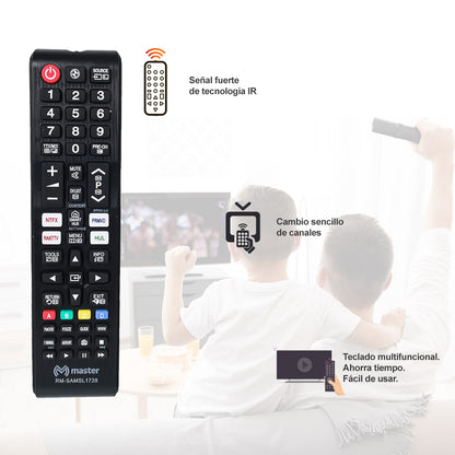 Control remoto reemplazo para televisores de la marca Samsung | RM-SAMSL1728