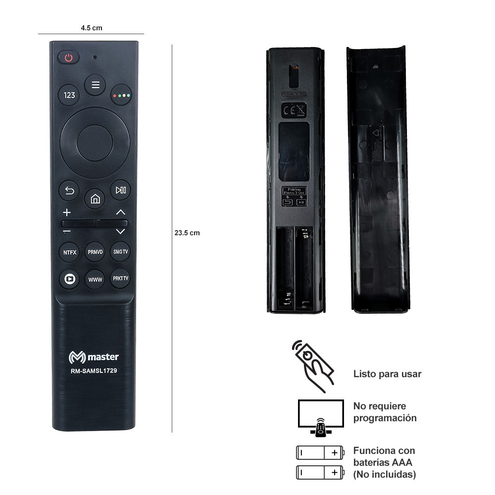 Control Remoto Universal Compatible con Samsung Smart TV | RM-SAMSL1729