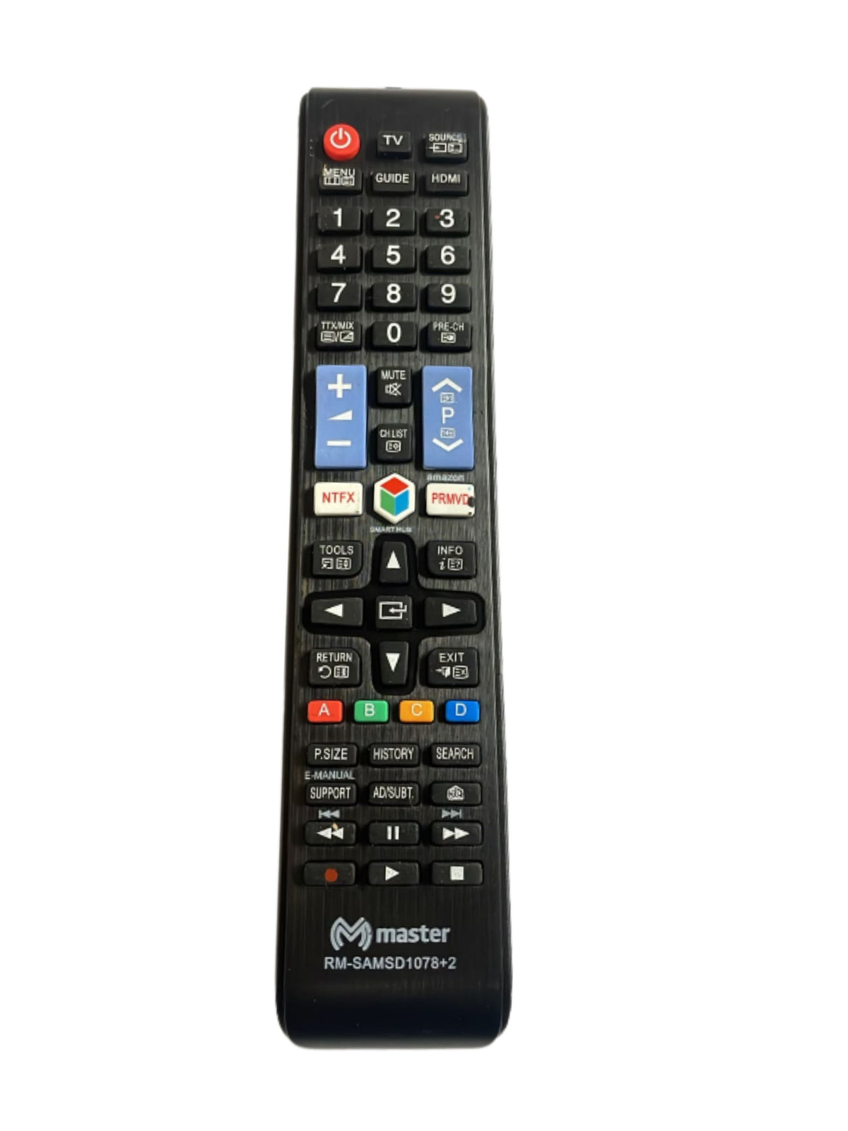 Control Remoto Universal para Samsung Compatible con PANTALLAS  LED, Smart TV, LCD y Plasma  RM-SAMSUNGD1078
