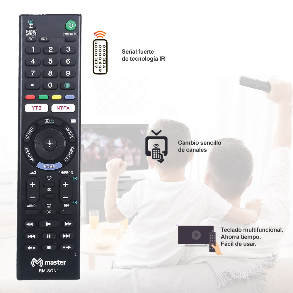 Control Remoto Compatible con Pantallas Sony | RM-SON1