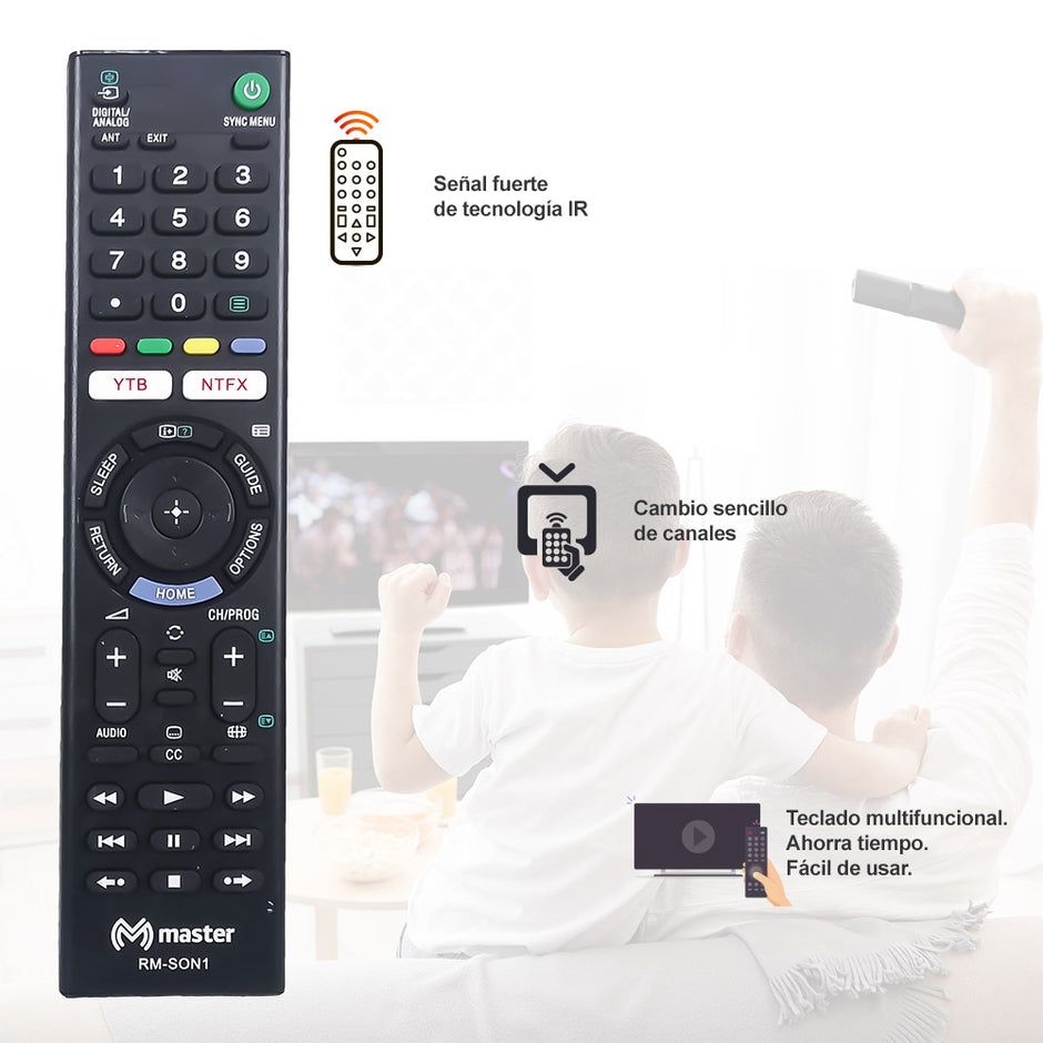 Control Remoto Compatible con Pantallas Sony | RM-SON1