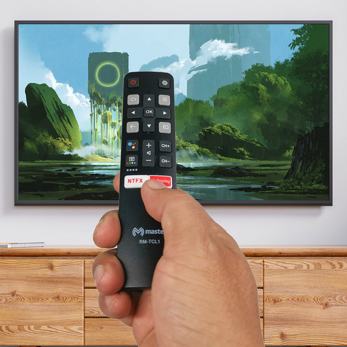 Control Remoto Compatible con TCL y Smart TV | RM-TCL1