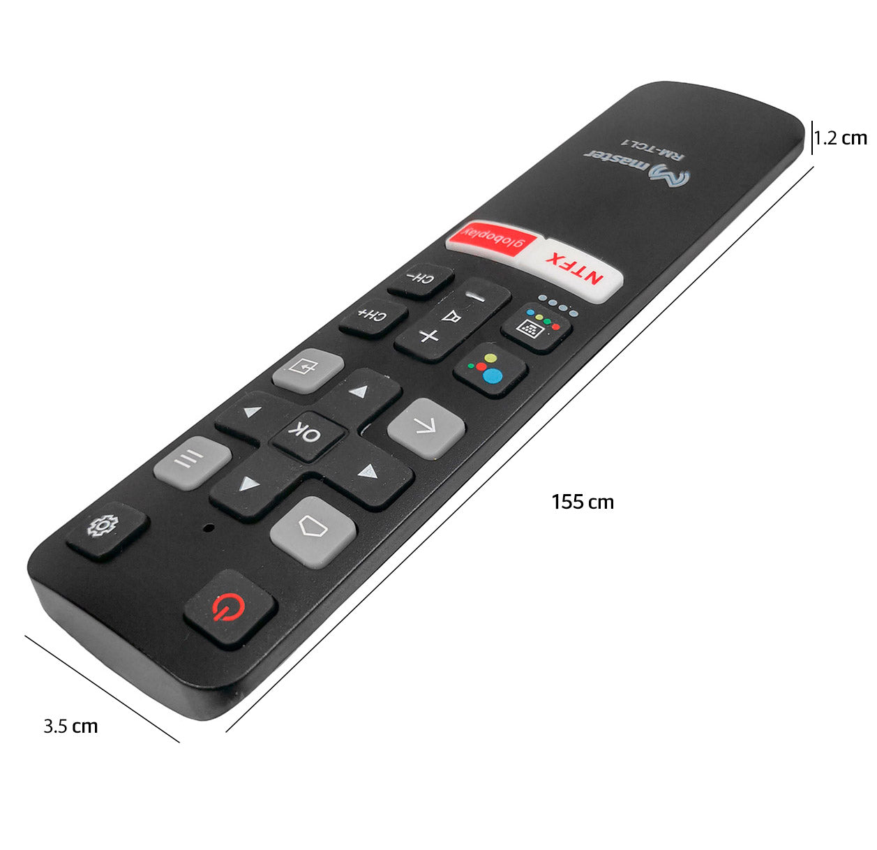 Control Remoto Compatible con TCL y Smart TV | RM-TCL1