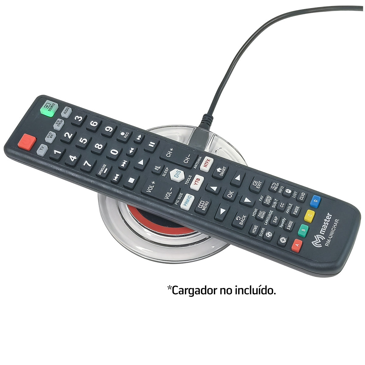 Control Remoto Universal Recargable RM-UNICHAR | Sin Pilas y Ecológico