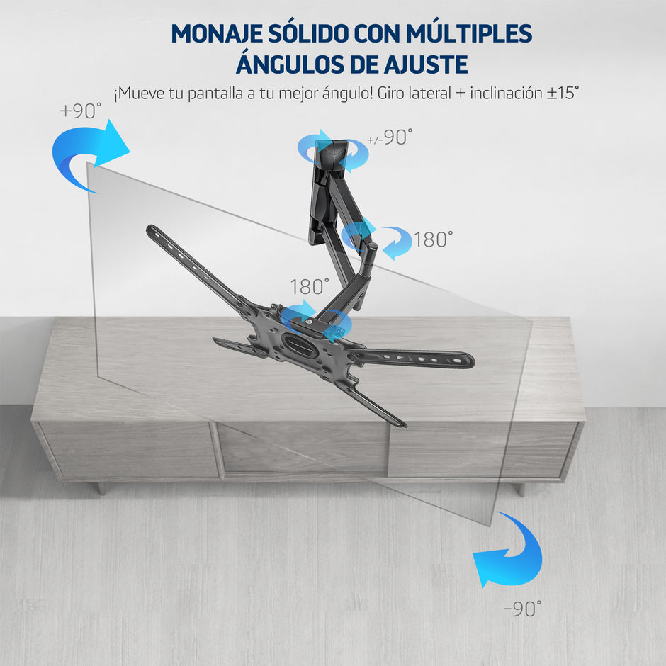 Soporte de brazo articulado para pantallas 18