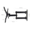 Soporte de Brazo Articulado para TV 13”–37” | VESA 200x200 | Giro Lateral + Inclinación ±15°