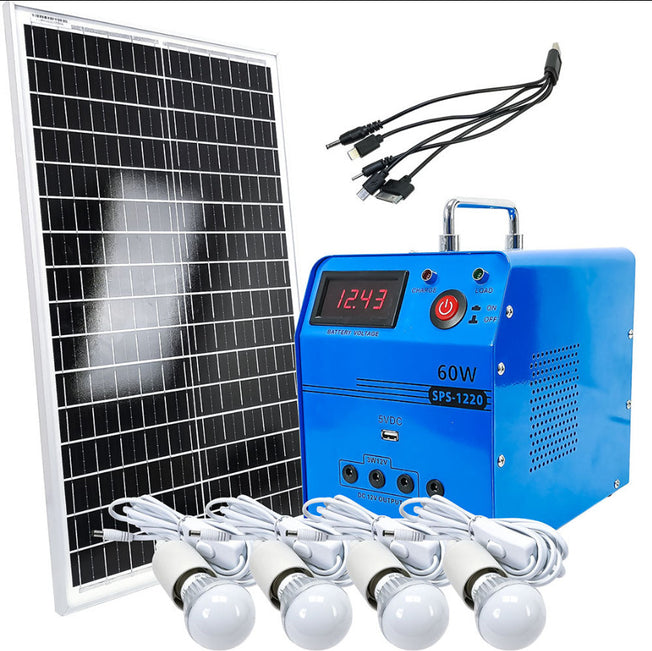 KIT SOLAR 30W FOCOS RADIO USB - MP-KIT30W