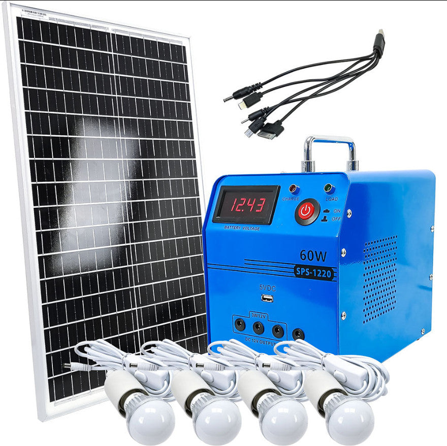 KIT SOLAR 30W FOCOS RADIO USB - MP-KIT30W
